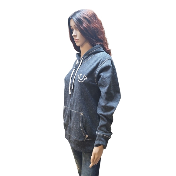 True Religion Women's Black Hoodie - Picture 2 of 4